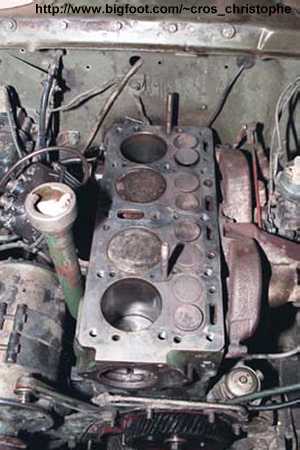 Moteur déculassé